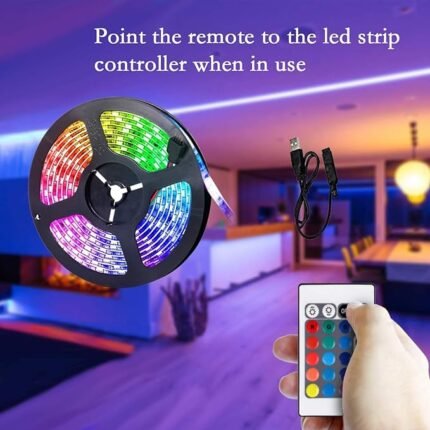 5V LED Light Strip RGB - 5 meters USB Port