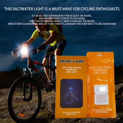 Portable water Lamp Salt Outdoor LED Emergency Lamp