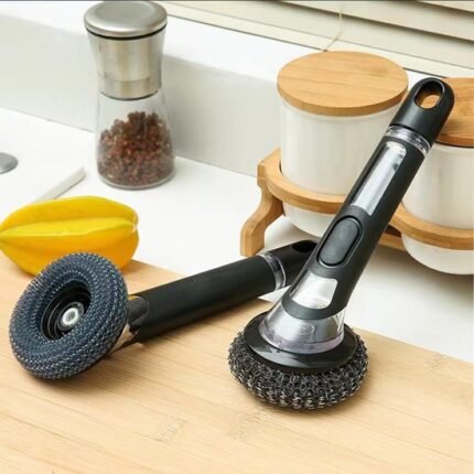 Dish Brush with Detergent Dispenser