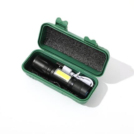 Lampe Torche LED Rechargeable avec Boîtier