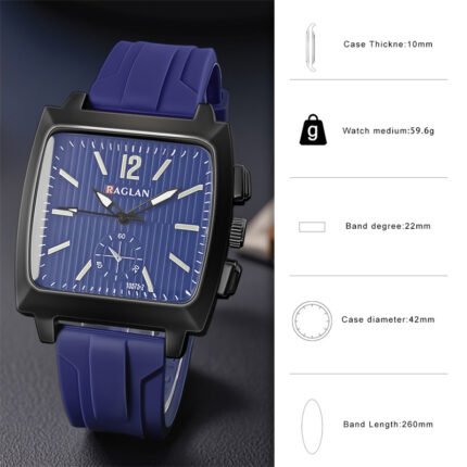 Montre-bracelet à quartz pour hommes