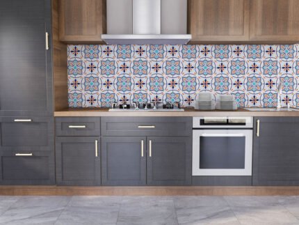 Carreaux de ciment autocollant tradition