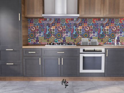 Carreaux de ciment autocollant marocain