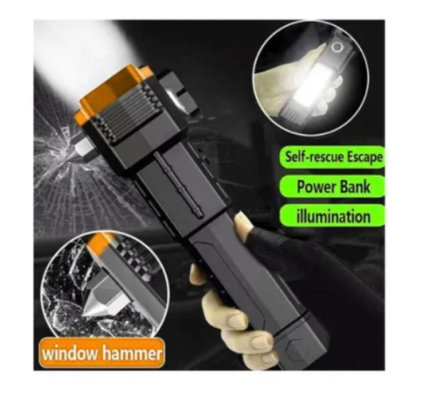 Lampe torche SOS avec Brise vitre