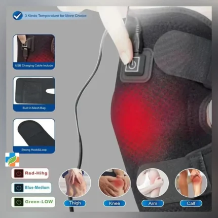 Genouillère Chauffante Électrique