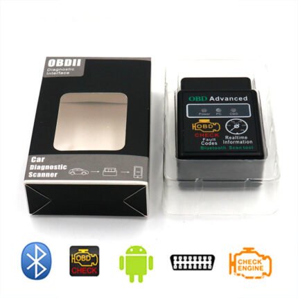 Elm327 OBD2 Scanner pour IOS/Android/Windows Bluetooth 4.0 outil diagnostique pour Voiture (V2.1)
