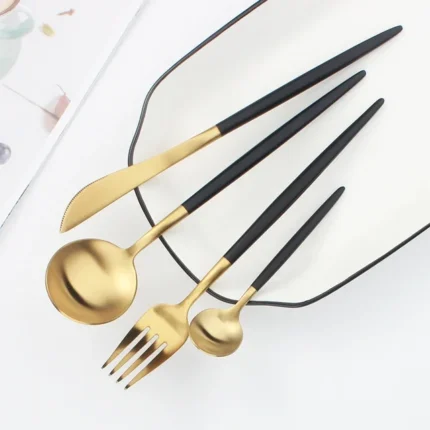 Set de 24 Couverts Acier Inoxydable