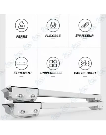 Support à Roulettes Ajustable pour Électroménagers