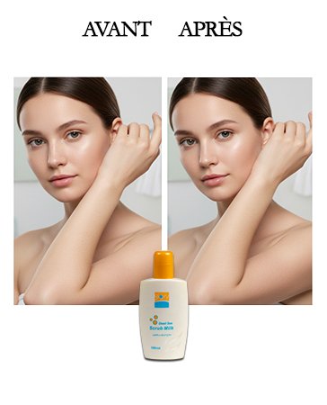 LAIT exfoliant au Sel de la mer morte Tube 100 ml- Glory