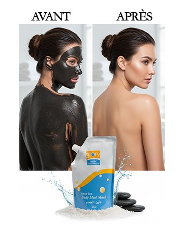 Masque de boue pour le corps( traitement) bag 500 g