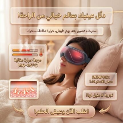 Lunettes vibrantes de massage à vapeur